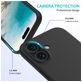 Mobigear Rubber Touch iPhone 16 Siliconen Hoesje Backcover - Zwart