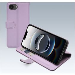 Mobilize Premium Gelly iPhone 16e Hoesje Bookcase Portemonnee - Paars