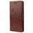 Mobigear Flowers Samsung Galaxy A53 Hoesje Bookcase Portemonnee - Bruin