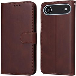 Mobigear Wallet iPhone Air Hoesje Bookcase Portemonnee - Bruin