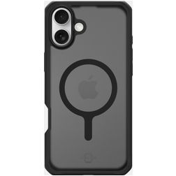 ITSKINS Level 2 HybridMagFrost R iPhone 16 Plus MagSafe Hoesje Hardcase Backcover Shockproof - Zwart