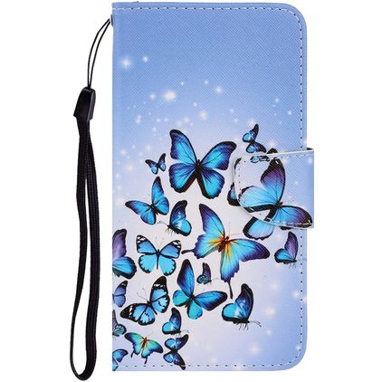Mobigear Design Xiaomi Redmi 9C Hoesje Bookcase Portemonnee - Vlinder