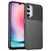 Mobigear Groove Samsung Galaxy A24 Hoesje Flexibel TPU Backcover - Zwart
