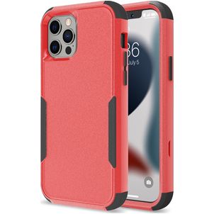 Mobigear Ultra Tough iPhone 14 Pro Max Hoesje Hardcase Backcover Shockproof - Rood