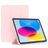 Mobigear Tri-Fold Gel iPad 11 (2025) Hoes TPU,Kunstleer Bookcase - Roze