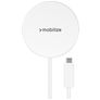 Mobilize Magnetic Single USB-C USB-C 1.2 Meter 25W - Wit