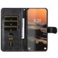 Mobigear Zipper Samsung Galaxy S23 Ultra Hoesje Bookcase Portemonnee - Zwart