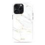 MIO iPhone 15 Pro MagSafe Hoesje Hardcase Backcover - White Marble