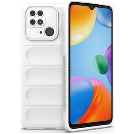 Mobigear Bumpy Xiaomi Redmi 10C Hoesje Flexibel TPU Backcover - Wit