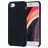 Mobigear Rubber Touch iPhone SE (2022) Siliconen Hoesje Backcover - Zwart
