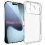 Mobigear Cushion Doorzichtig iPhone 18 Pro Hoesje Flexibel TPU Backcover - Transparant