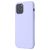 Mobigear Rubber Touch iPhone 12 Siliconen Hoesje Backcover - Paars