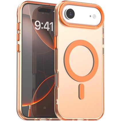 Mobigear Shockproof iPhone Air MagSafe Hoesje Hardcase Backcover - Oranje