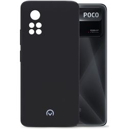 Mobilize Rubber Gelly POCO X4 Pro 5G Hoesje Flexibel TPU Backcover - Matt Black