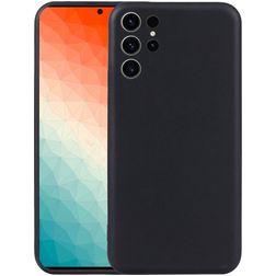 Mobigear Basics Samsung Galaxy S25 Ultra Hoesje Flexibel TPU Backcover - Zwart