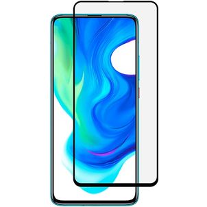 Mobigear Premium POCO F2 Pro Glazen Screenprotector - Case Friendly - Zwart