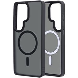 Mobiparts Hardcover Samsung Galaxy S26 Ultra MagSafe Hoesje Hardcase Backcover - Satin Black