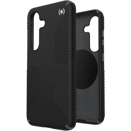 Speck Presidio2 Grip Magnet Samsung Galaxy S25 MagSafe Hoesje Hardcase Backcover Shockproof - Zwart