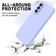 Mobigear Rubber Touch Samsung Galaxy A56 Siliconen Hoesje Backcover - Paars