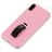 Mobigear Rubber Ring iPhone XS Max Hoesje Hardcase Backcover met Ringhouder - Roze