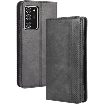 Mobigear Sensation Samsung Galaxy Note 20 Ultra Hoesje Bookcase Portemonnee - Zwart