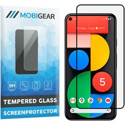 Mobigear Premium Google Pixel 5 Glazen Screenprotector - Case Friendly - Zwart