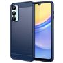Mobigear Brushed Slim Samsung Galaxy A16 Hoesje Flexibel TPU Backcover - Blauw