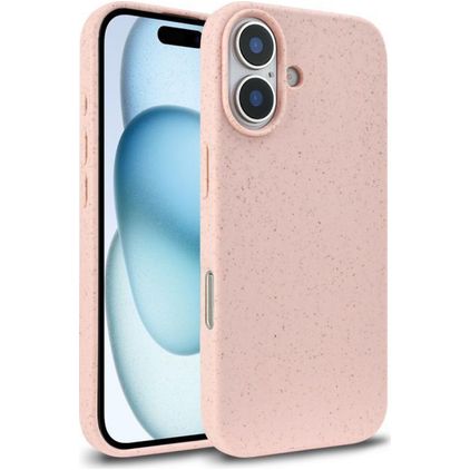 Mobigear Bio iPhone 18 Hoesje Eco Friendly Backcover - Roze