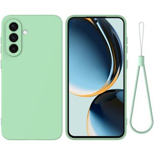 Mobigear Rubber Touch Samsung Galaxy S26 Plus Siliconen Hoesje Backcover - Groen