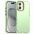 Mobigear Crystal iPhone 18 Hoesje Hardcase Backcover - Groen
