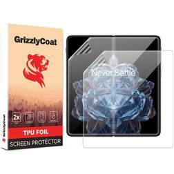 GrizzlyCoat OnePlus Open Hydrogel TPU Screenprotector - Case Friendly (2-Pack)