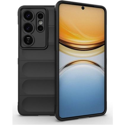 Mobigear Bumpy Samsung Galaxy S26 Ultra Hoesje Flexibel TPU Backcover - Zwart