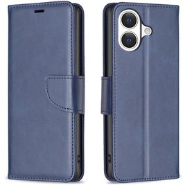 Mobigear Excellent iPhone 17 Hoesje Bookcase Portemonnee - Blauw