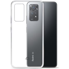 Mobilize Gelly Doorzichtig Xiaomi Redmi Note 11 Pro 4G Hoesje Flexibel TPU Backcover - Transparant