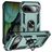 Mobigear Armor Ring Google Pixel 9 Hoesje Hardcase Backcover Shockproof met Ringhouder - Groen