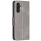 Mobigear Excellent Samsung Galaxy S25 FE Hoesje Bookcase Portemonnee - Grijs