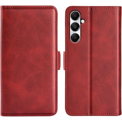 Mobigear Slim Magnet Samsung Galaxy A05 Hoesje Bookcase Portemonnee - Rood
