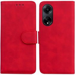 Mobigear Wallet OPPO A98 Hoesje Bookcase Portemonnee - Rood