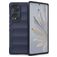 Mobigear Bumpy HONOR 70 Hoesje Flexibel TPU Backcover - Donkerblauw