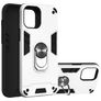 Mobigear Armor Ring iPhone 12 Pro Max Hoesje Hardcase Backcover Shockproof met Ringhouder - Zilver