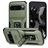 Mobigear Armor Ring Cam Slide Google Pixel 9 Pro XL Hoesje Hardcase Backcover Shockproof met Ringhouder en Camera Slider - Groen
