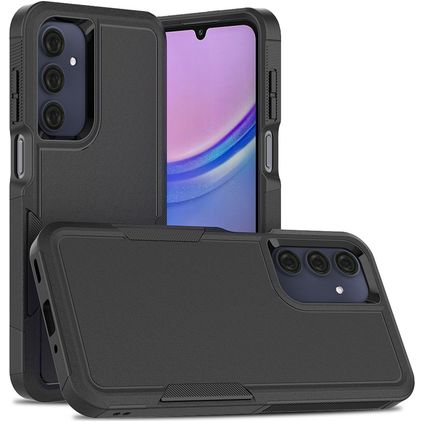 Mobigear Heavy Armor Samsung Galaxy A16 Hoesje Hardcase Backcover Shockproof - Zwart