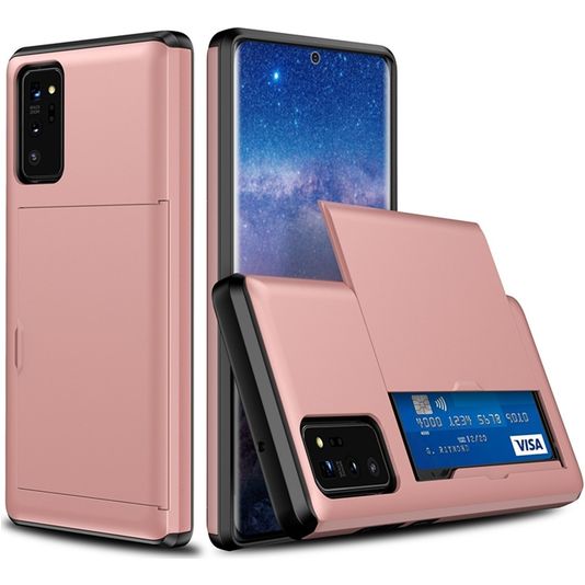 Mobigear Rugged Credit Card Case Rose Gold Samsung Galaxy Note 20