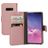 Mobiparts Saffiano Wallet Samsung Galaxy S10e Hoesje Bookcase Portemonnee - Roze