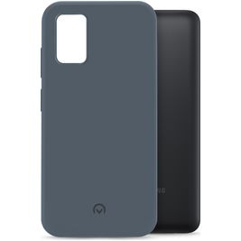 Mobilize Rubber Gelly Samsung Galaxy A03s Hoesje Flexibel TPU Backcover - Matt Blue