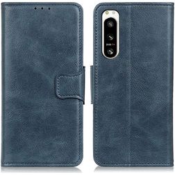 Mobigear Classy Sony Xperia 5 IV Hoesje Bookcase Portemonnee - Blauw