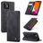 CaseMe 013 iPhone 12 Pro Hoesje Bookcase Portemonnee - Zwart