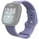 Mobigear Sport Dual Siliconen Fitbit Versa 3 Bandje Druksluiting - Paars