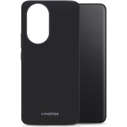 Mobilize Rubber Gelly HONOR 200 Hoesje Flexibel TPU Backcover - Zwart