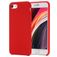 Mobigear Rubber Touch iPhone 8 Siliconen Hoesje Backcover - Rood